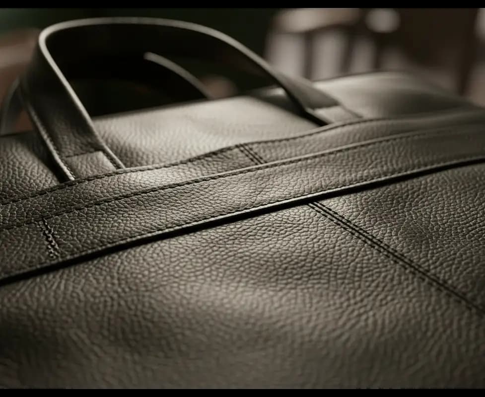 Vanguard Slim Executive Leather Laptop Bag / Sleeve  (Brown)