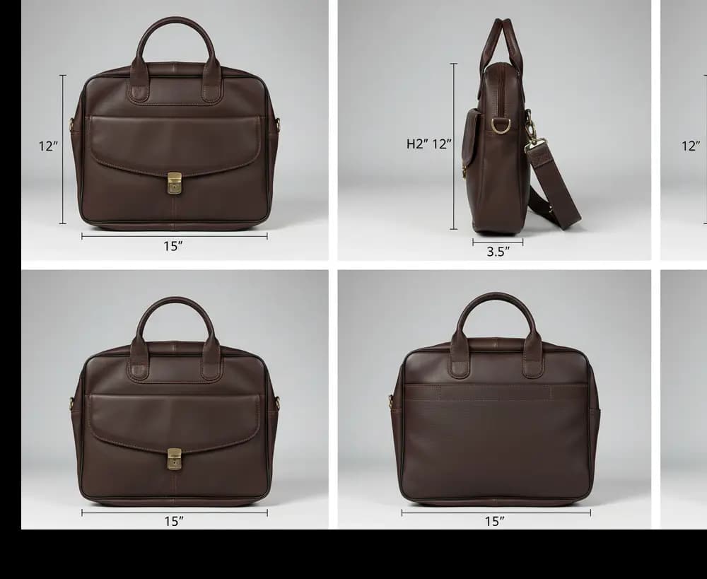 Classic Executive Pro Leather Laptop Bag – Premium Business Briefcase
